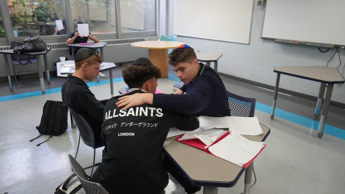 A WHHS teacher with students