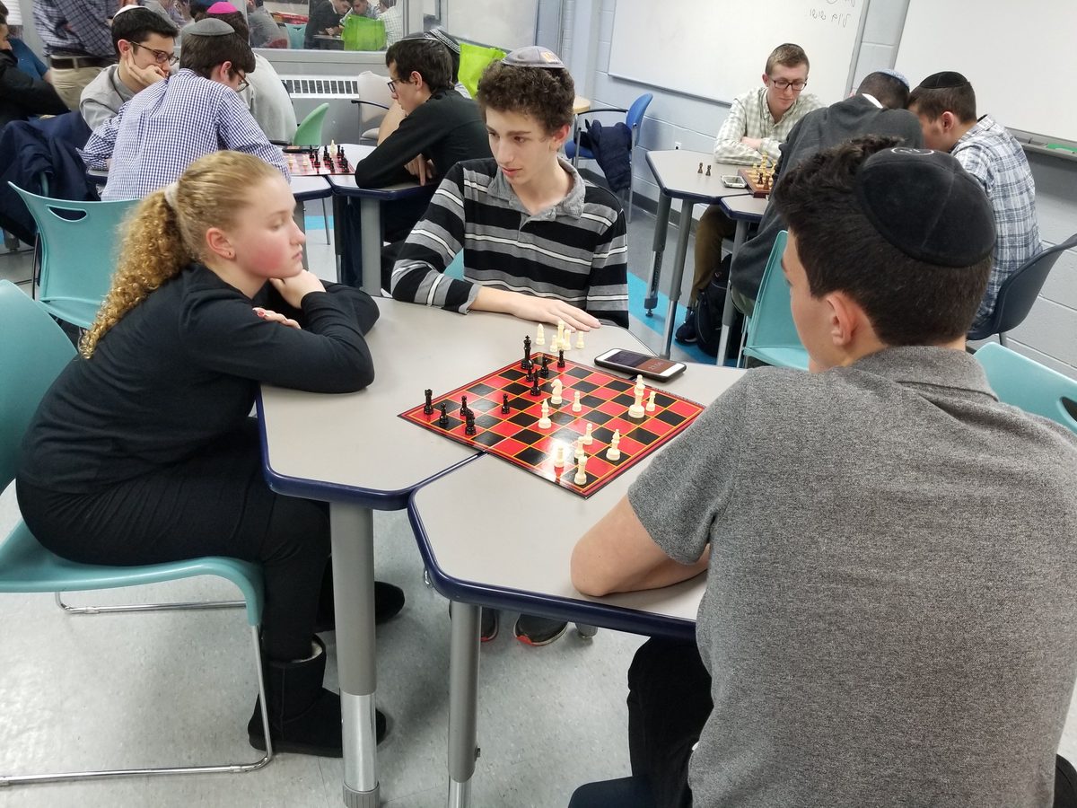 WHHS students playing chess