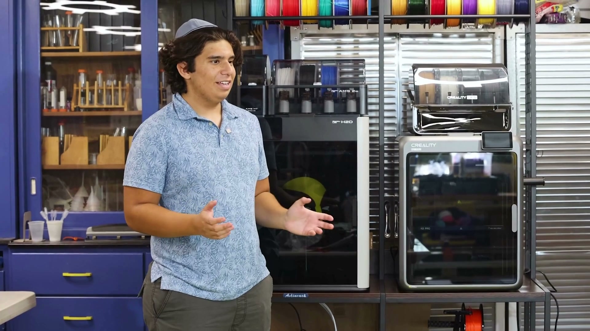 WHHS student building in the maker lab